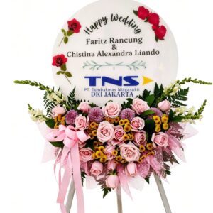 Standing Bunga Artificial Papan Acrilic v4